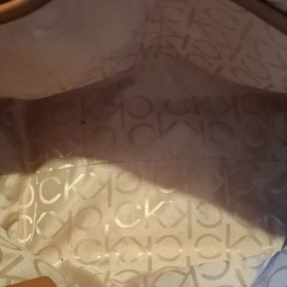 Calvin Klein White Floral Satchel - Picture 5 of 8